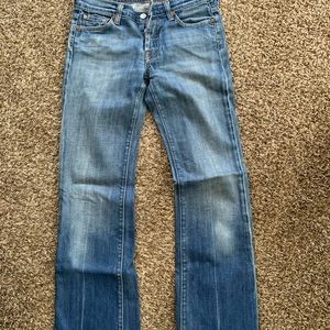 7 for all mankind button fly jeans